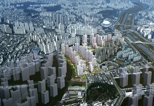 캡션 광명자이더샵포레나 조감도,  [GS건설 제공]